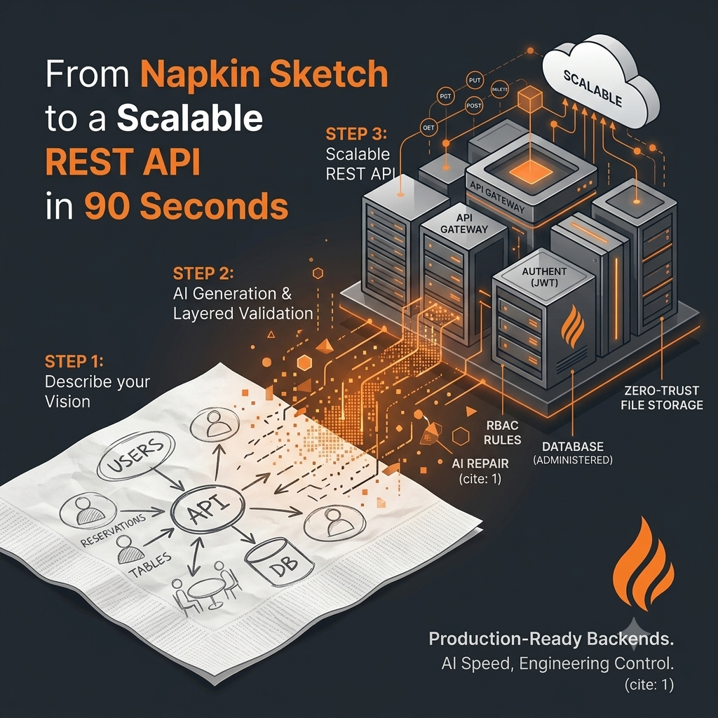 From Napkin Sketch to a Scalable REST API in 90 Seconds